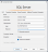 SQL Server connection window with server, port, login, and password fields ready to connect